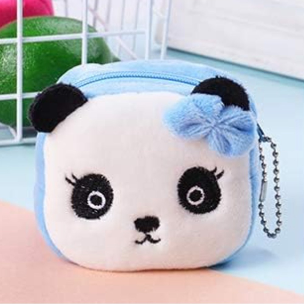 Plush Panda Coin Purse/keychain - STOCKING STUFFER